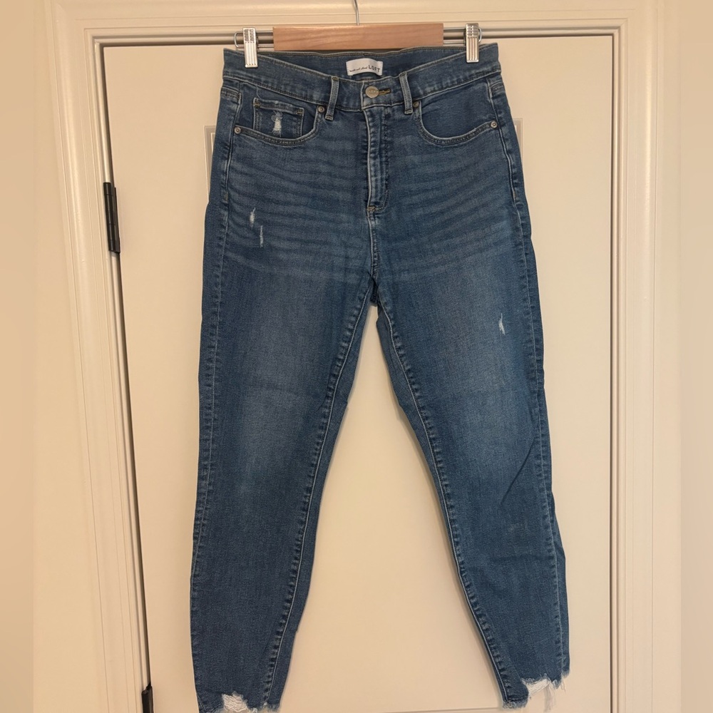 EUC - LOFT High Waist Skinny Jeans